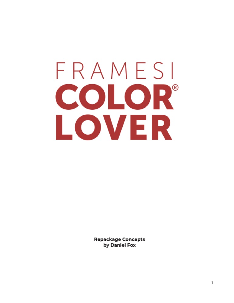 Color Lover Repackage Presentation cover